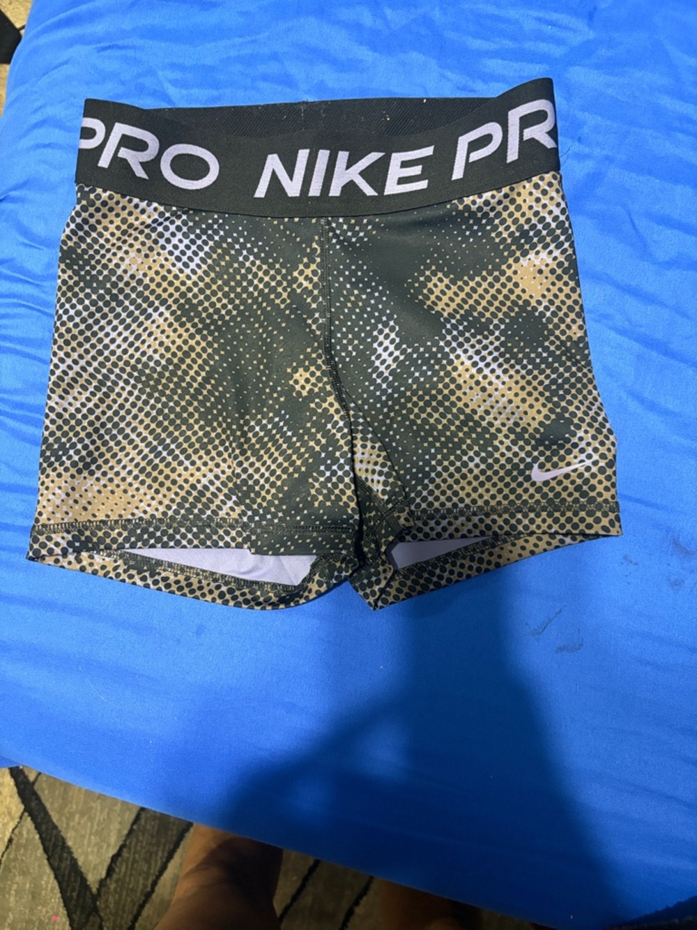 Nike Pro Olive Camo Compression Shorts